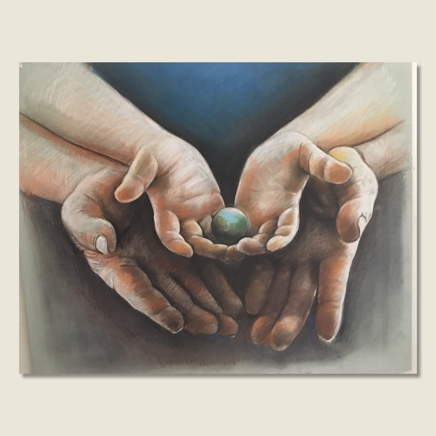 The whole world is in his hands